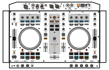 Denon DJ MC 4000 Skin White